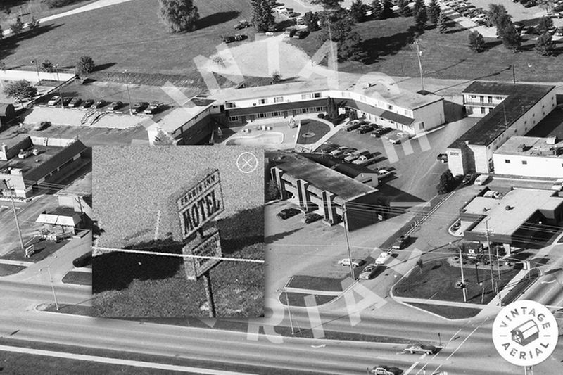 Ferris Inn - 1987 Birds Eye With Sign Enlarged (newer photo)